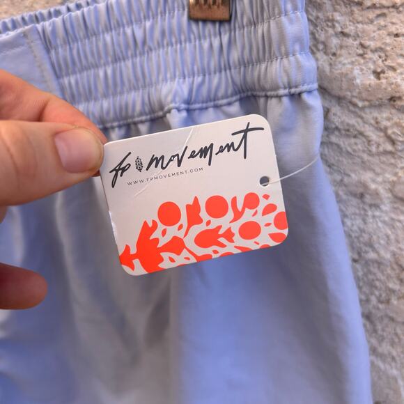 FP Movement Women's Easy Does It Shorts Size Medium Light Blue - Picture 5 of 8